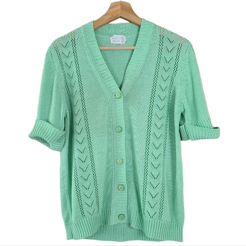 The May Co. Vintage Jade Green Cardigan